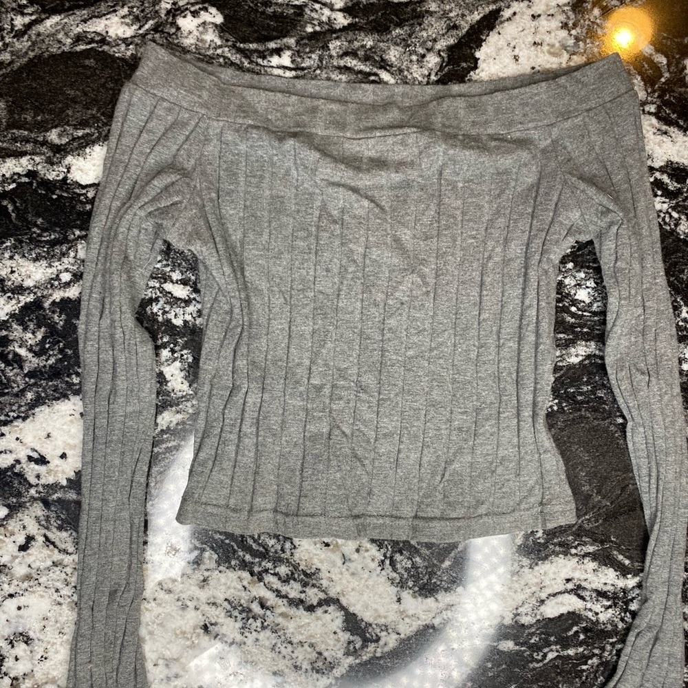 Off the shoulder crop top